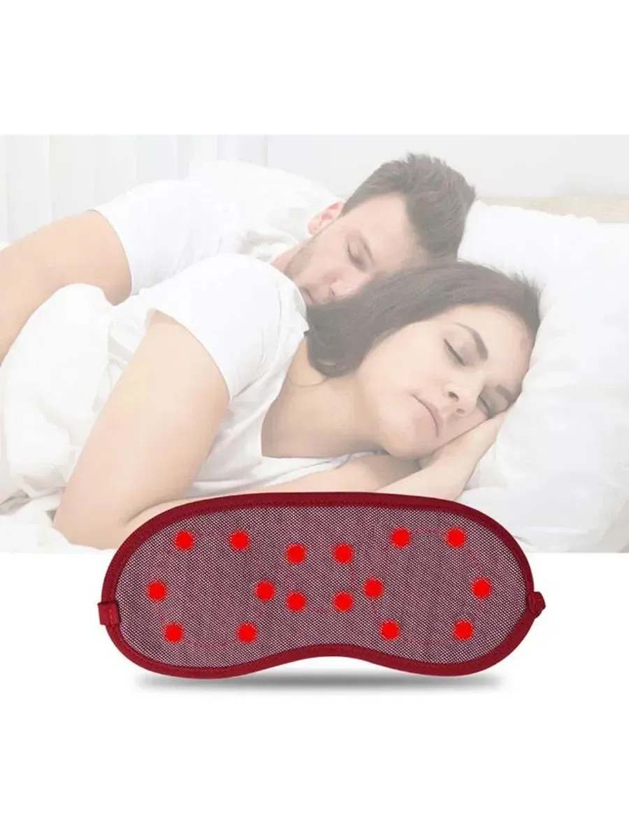 Турмалиновая маска с био-магнитами на глаза