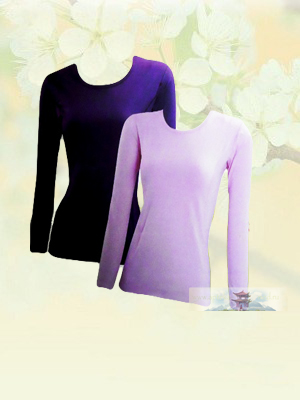 Турмалиновая футболка с длинным рукавом (жен)  44-48 размер