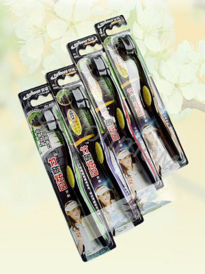 Турмалиновая бамбуковая щетка (1 штука)