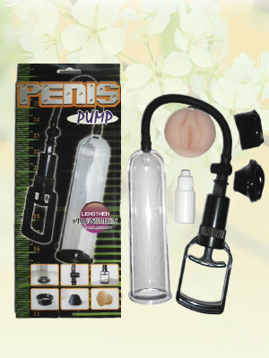 Вакуумная помпа с двумя уплотнителями + насадка-вагина