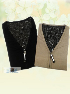 Турмалиновая кофта-жилет