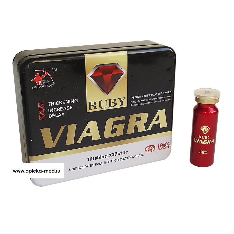 Рубиновая Виагра (Ruby Viagra) 10 таблеток