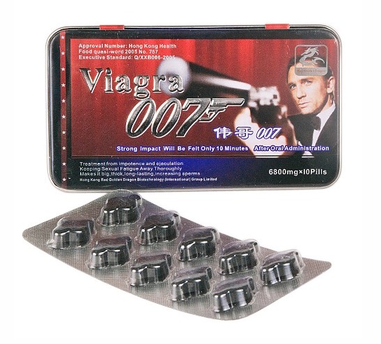 Таблетки «Виагра Агент 007» для потенции