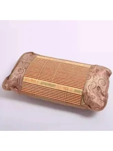 Охлаждающая СПА-подушка с бамбуковой циновкой, массажным эффектом и успокаивающими листьями чайного дерева