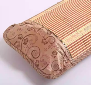 Охлаждающая СПА-подушка с бамбуковой циновкой, массажным эффектом и успокаивающими листьями чайного дерева